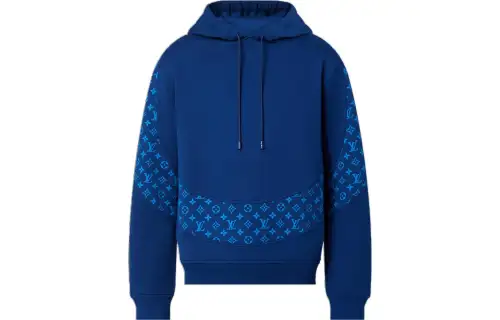 LOUIS VUITTON Monogram Circle Cut Hoodie