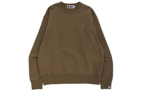 Bape Ape Head One Point Relaxed Fit Crewneck