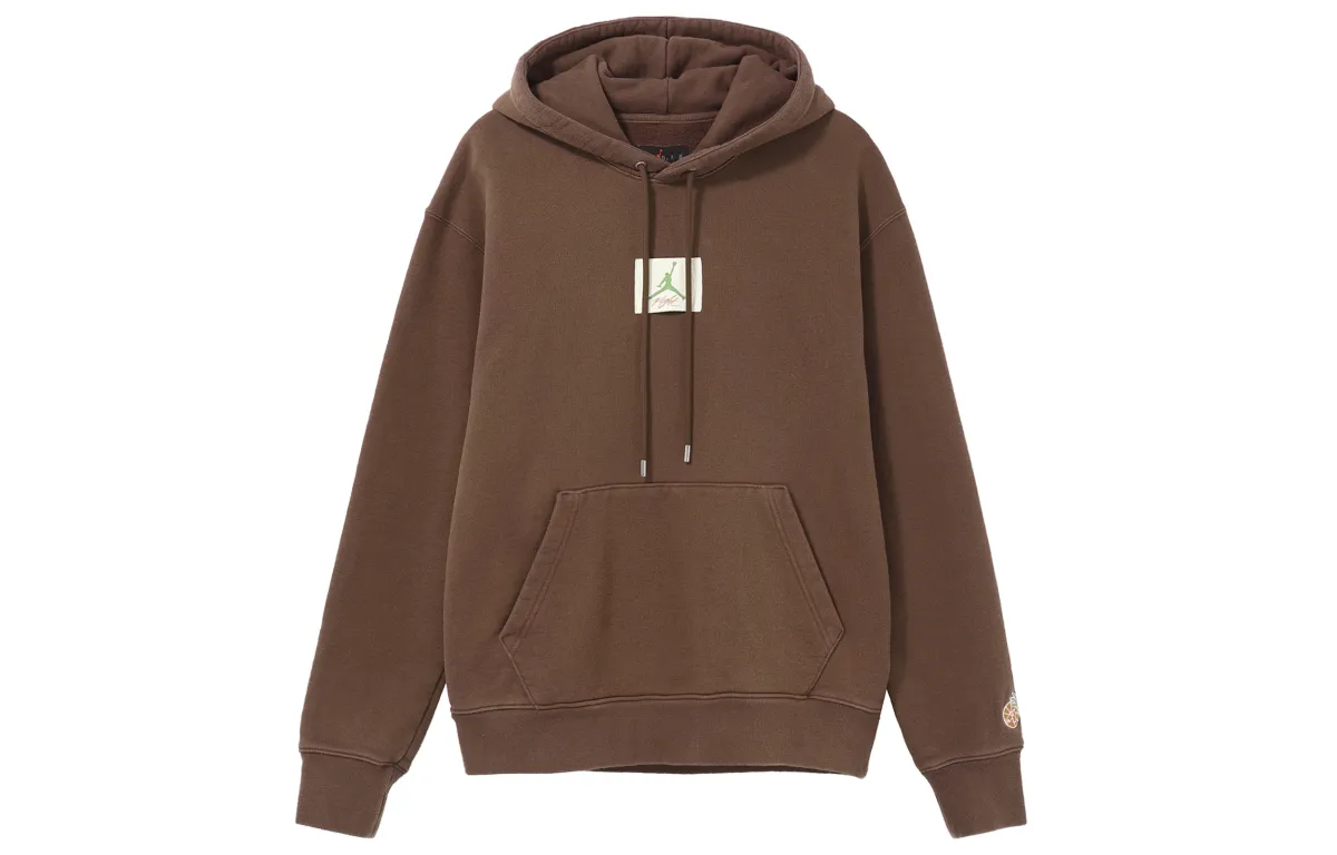 Jordan Sweatshirts Men's Brown Hooded Moderate