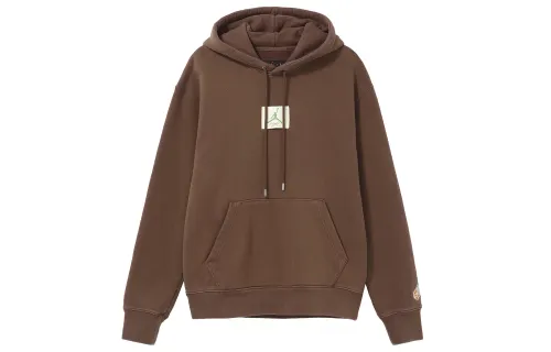 Jordan Sweatshirts Men's Brown Hooded Moderate