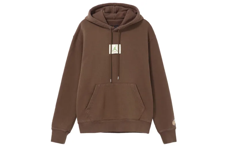 Jordan Sweatshirts Men's Brown Hooded Moderate