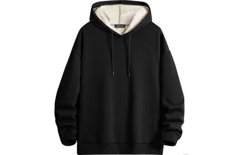 JEANSWEST Sweatshirts Unisex Hooded Thickened Regular