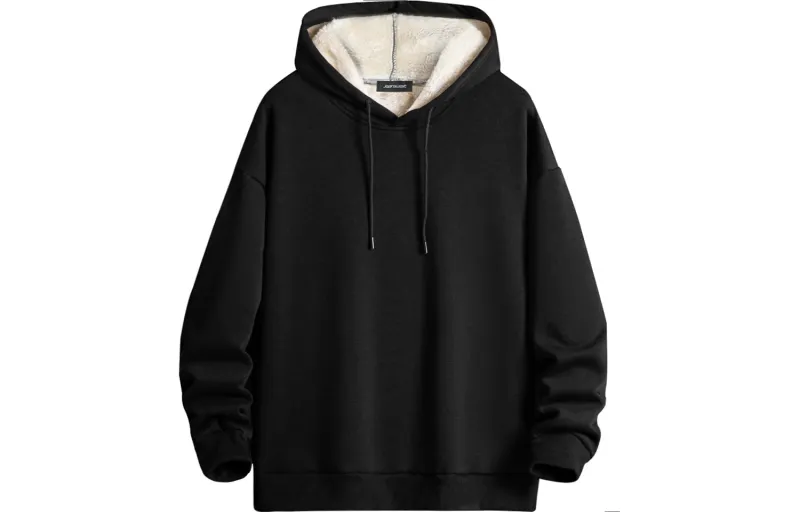 JEANSWEST Sweatshirts Unisex Hooded Thickened Regular
