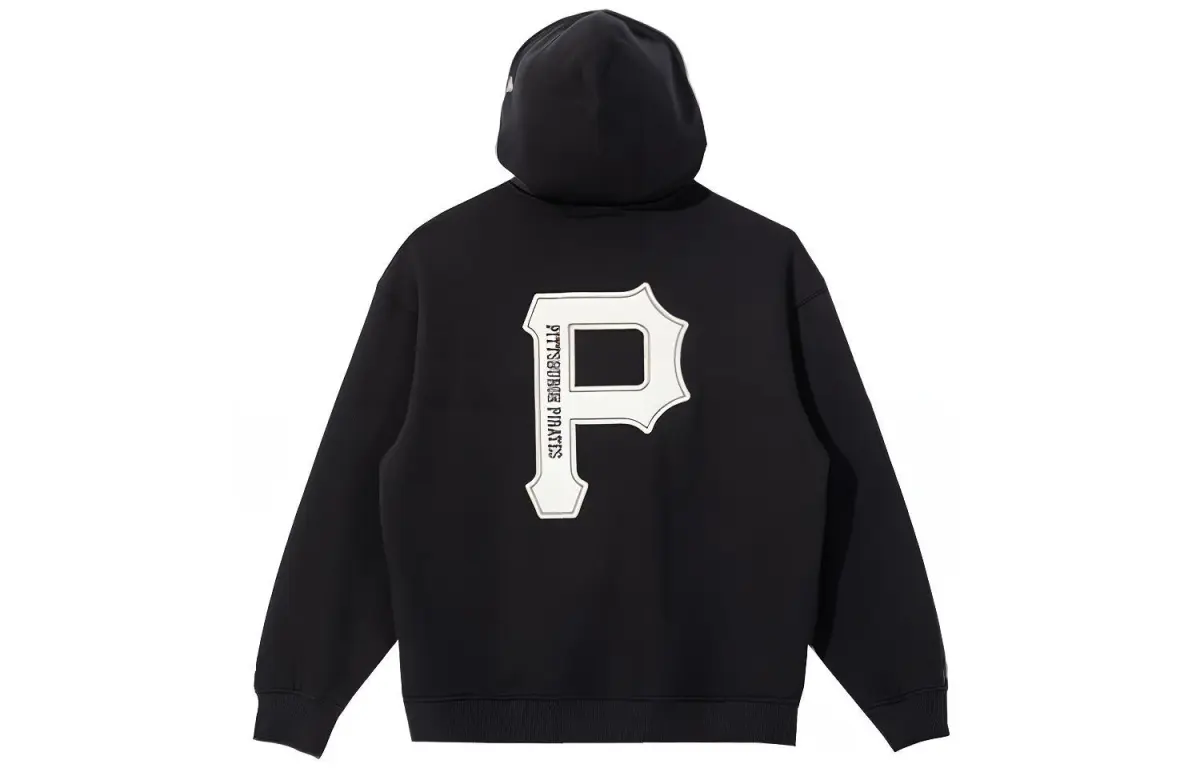 New Era Sweatshirts Unisex Black Hooded (Non-detachable) Moderate