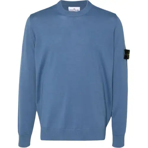STONE ISLAND Compass-badge Knitted Jumper