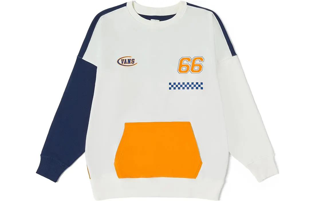 Vans Sweatshirts Unisex Ecru Crew Neck Moderate Regular