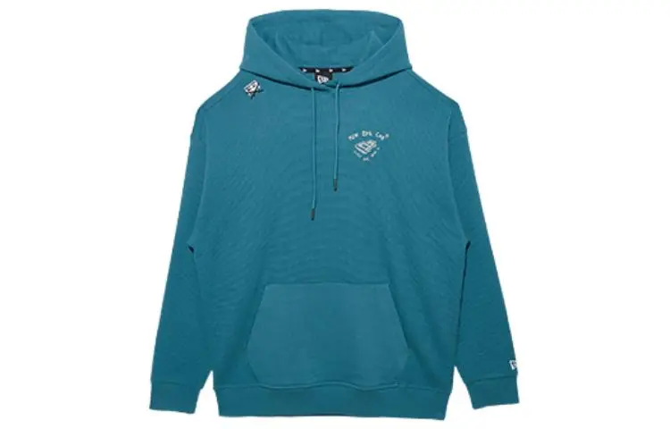 New Era Sweatshirts Unisex Cyan Hooded Moderate Regular