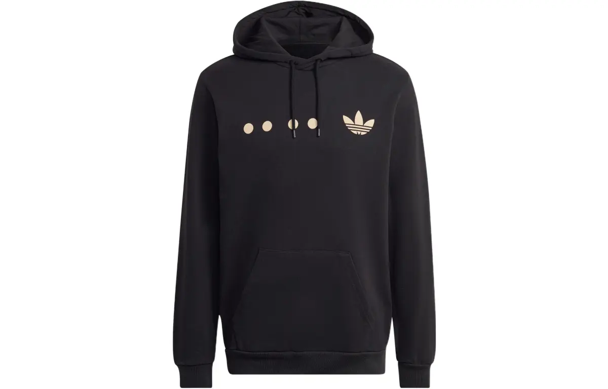 Adidas Originals RECLAIM Sweatshirts Men's Black Hooded (Non-detachable) Moderate