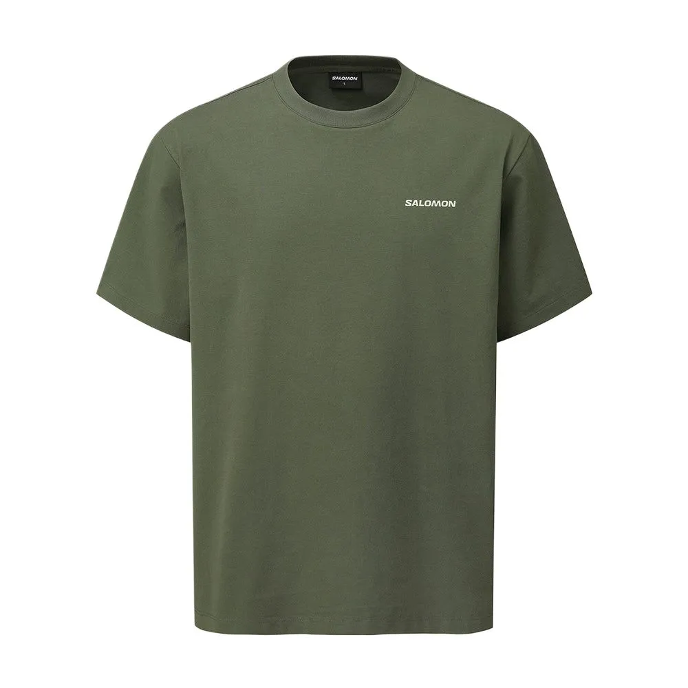 SALOMON UNI T Shirt Unisex Khaki