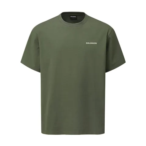 SALOMON UNI T Shirt Unisex Khaki