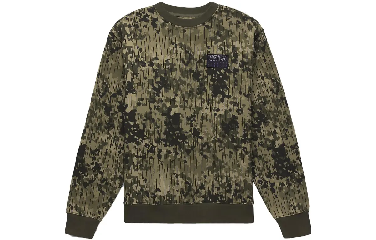 Vans Sweatshirts Men's Green Crew Neck Moderate