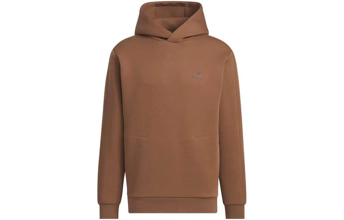Adidas Sweatshirts Men's Brown Hooded Moderate Other