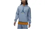 Jordan Sweatshirts Men's Blue Hooded Moderate Regular