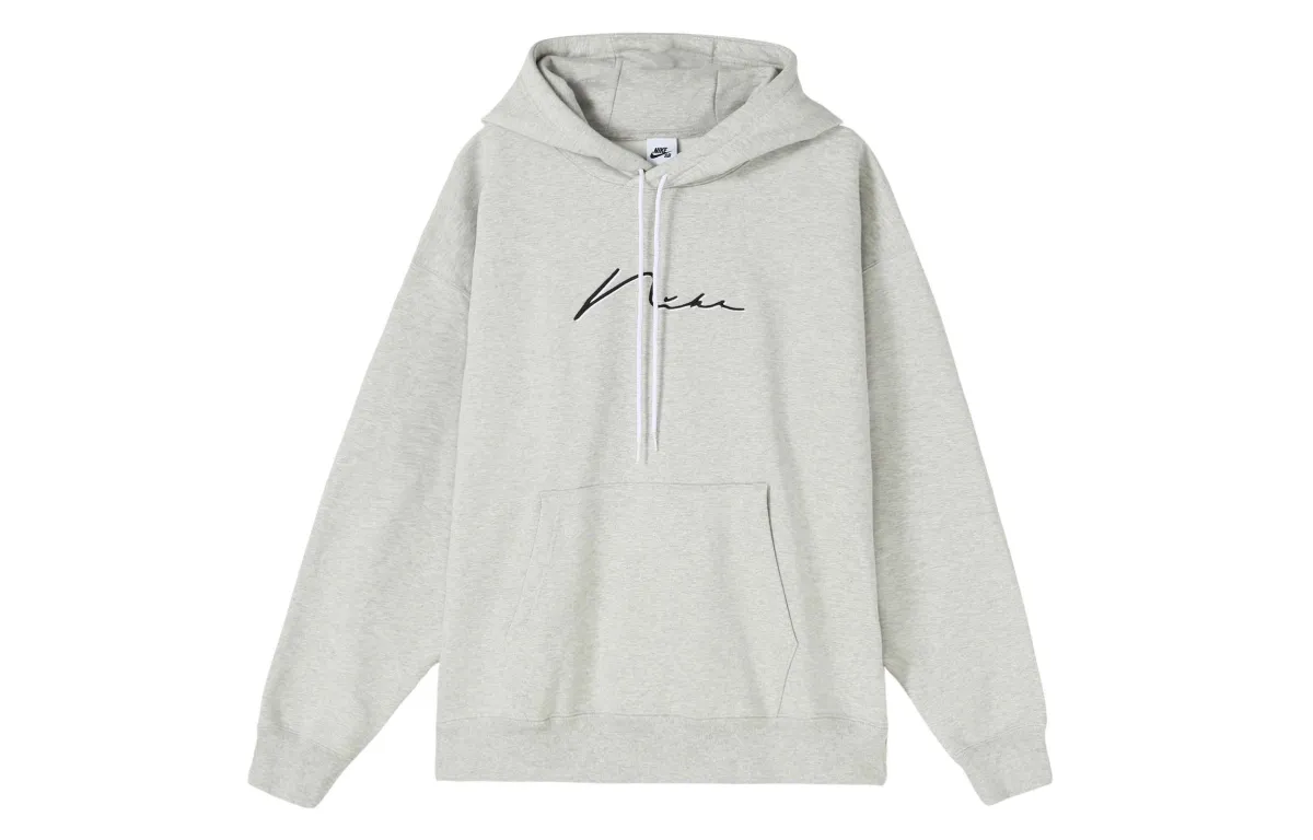 Nike Sweatshirts Men's Gray Hooded Moderate Regular