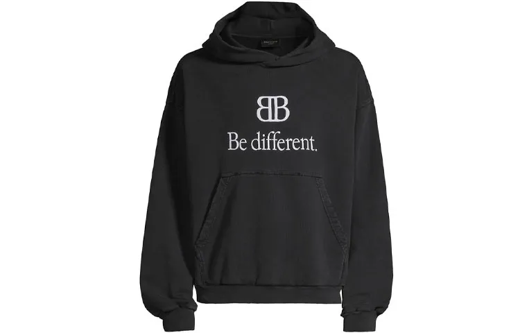 Balenciaga Be Different Print Hoodie