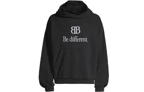 Balenciaga Be Different Print Hoodie
