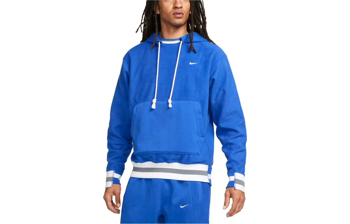 Nike Sweatshirts Men's Game Royal Blue Hooded Moderate Straight Fit