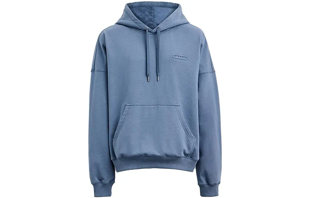 COACH Sweatshirts Men's Blue Hooded Moderate Other
