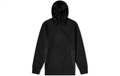 Jordan Sweatshirts Men's Black Hooded Moderate Regular