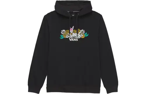 Vans Sweatshirts Unisex Black Hooded Moderate Regular