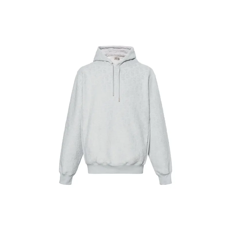 DIOR Sweatshirts Men's Blue Hooded Moderate Regular