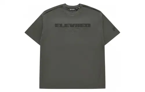 FILA FUSION T Shirt Unisex Honey Phantom Gray
