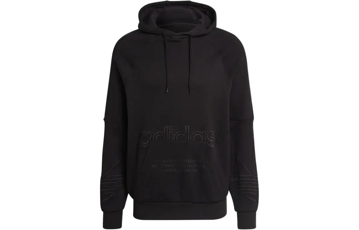 Adidas Originals Sweatshirts Men's Black Hooded Moderate Other
