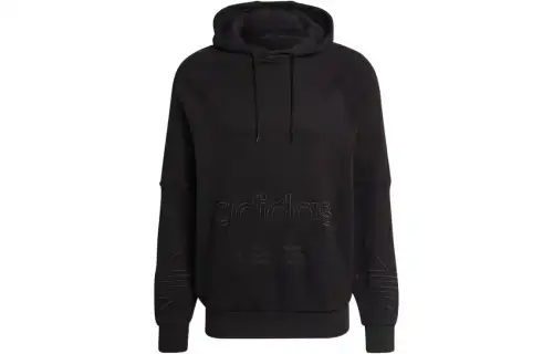Adidas Originals Sweatshirts Men's Black Hooded Moderate Other