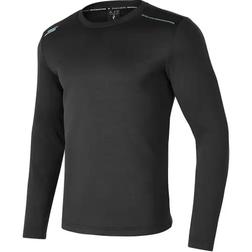 Skechers Basic Sports Collection T Shirt Men's Carbon Black