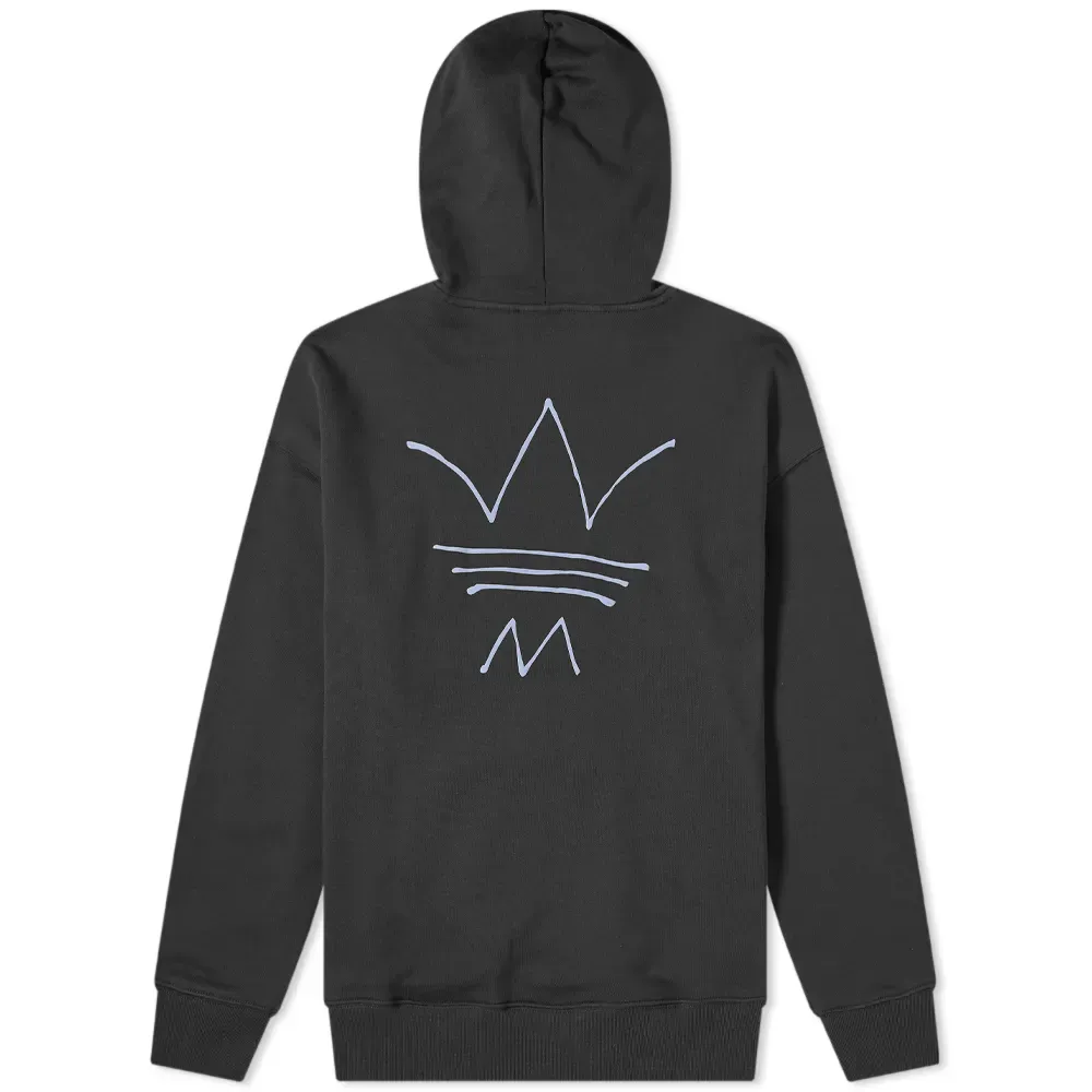 Adidas Originals Sweatshirts Men's Black Hooded Moderate Regular