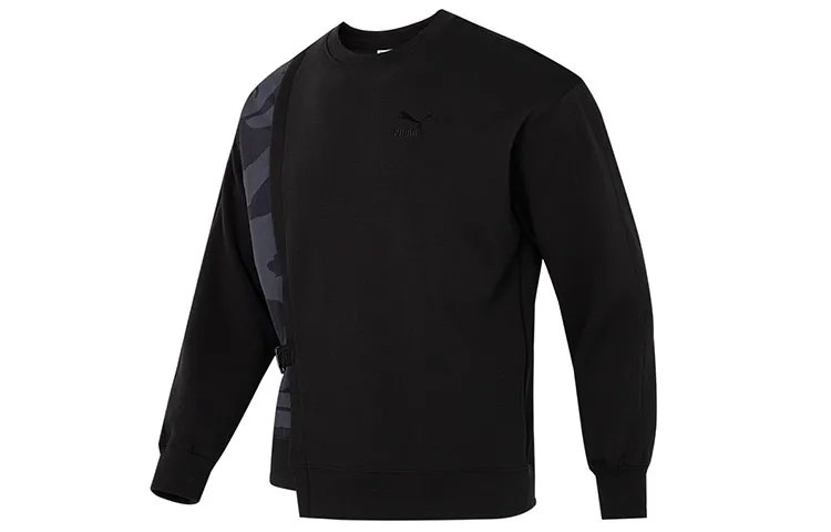 PUMA CNY Sweatshirts Men's Black Crew Neck Moderate Regular