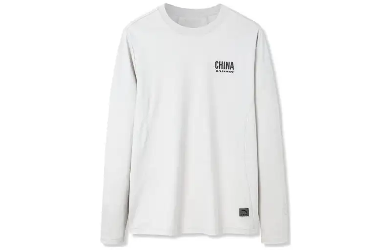 ANTA Sweatshirts Men's Shade 1 Gray Crew Neck Moderate Regular