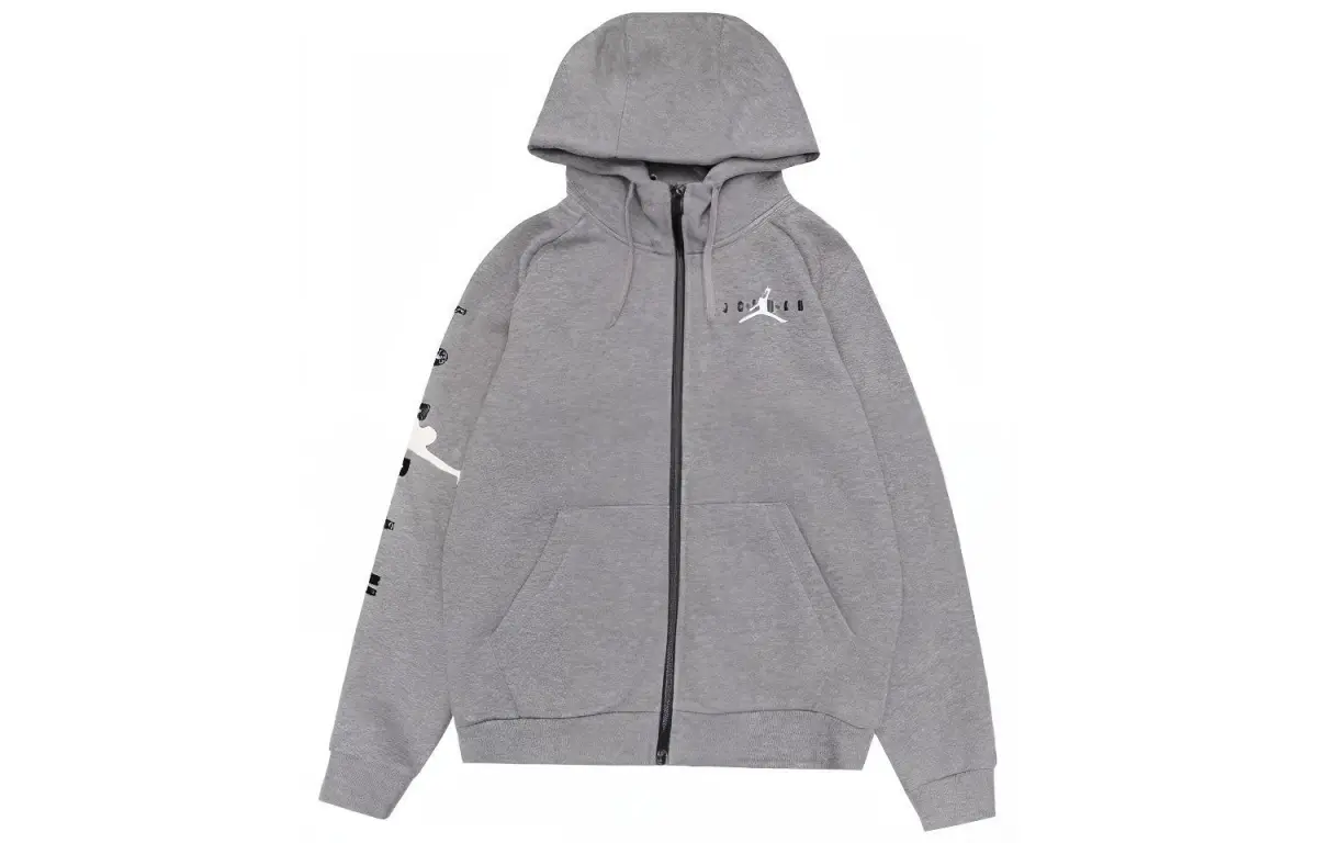 Jordan Sweatshirts Men's Gray Hooded Moderate Regular