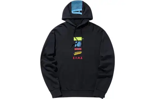 ANTA Variety Training Collection Sweatshirts Men's Black Hooded Moderate Regular