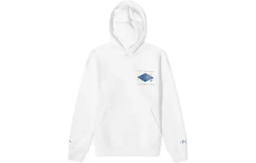 Jordan Flight Sweatshirts Men's White Hooded Moderate Regular