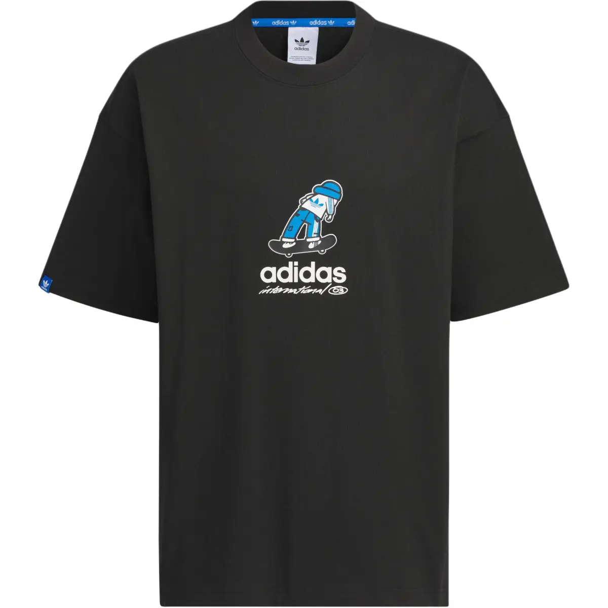 Adidas Originals CITY SKATEshort Sleeved T Shirt Men's Black