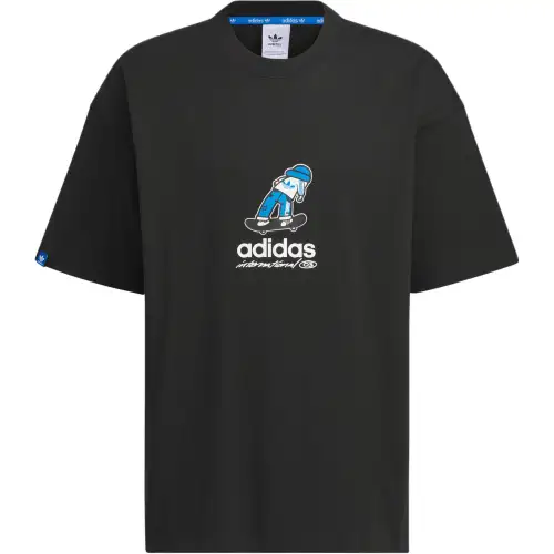 Adidas Originals CITY SKATEshort Sleeved T Shirt Men's Black