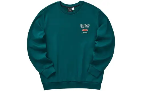 Skechers Colorful Sweatshirt Unisex Deep Sea Green
