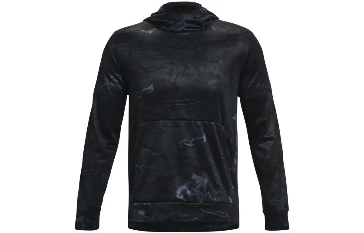Under Armour Sweatshirts Men's Black Hooded Moderate Regular