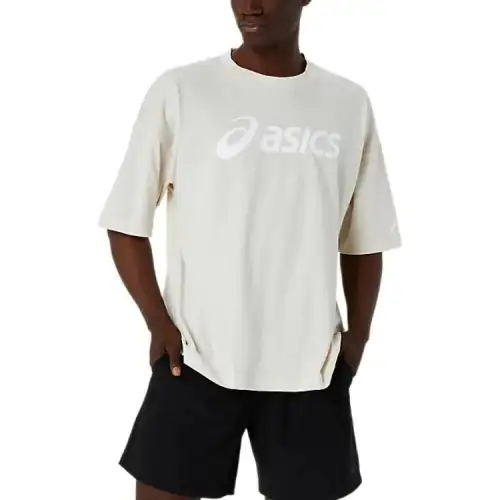 ASICS T Shirts Men's Oat Crew Neck Moderate