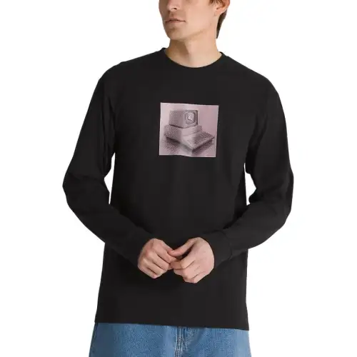 Vans Quick Service Long Sleeve T Shirt Men's Black