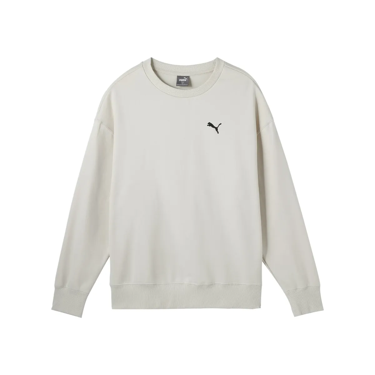 PUMA ESS CREW FL Sweatshirt Unisex Snow