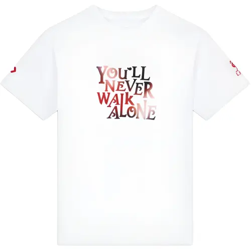 Converse x LIVERPOOL FC Liverpool Soccer Ball Club Collection T Shirt Unisex White