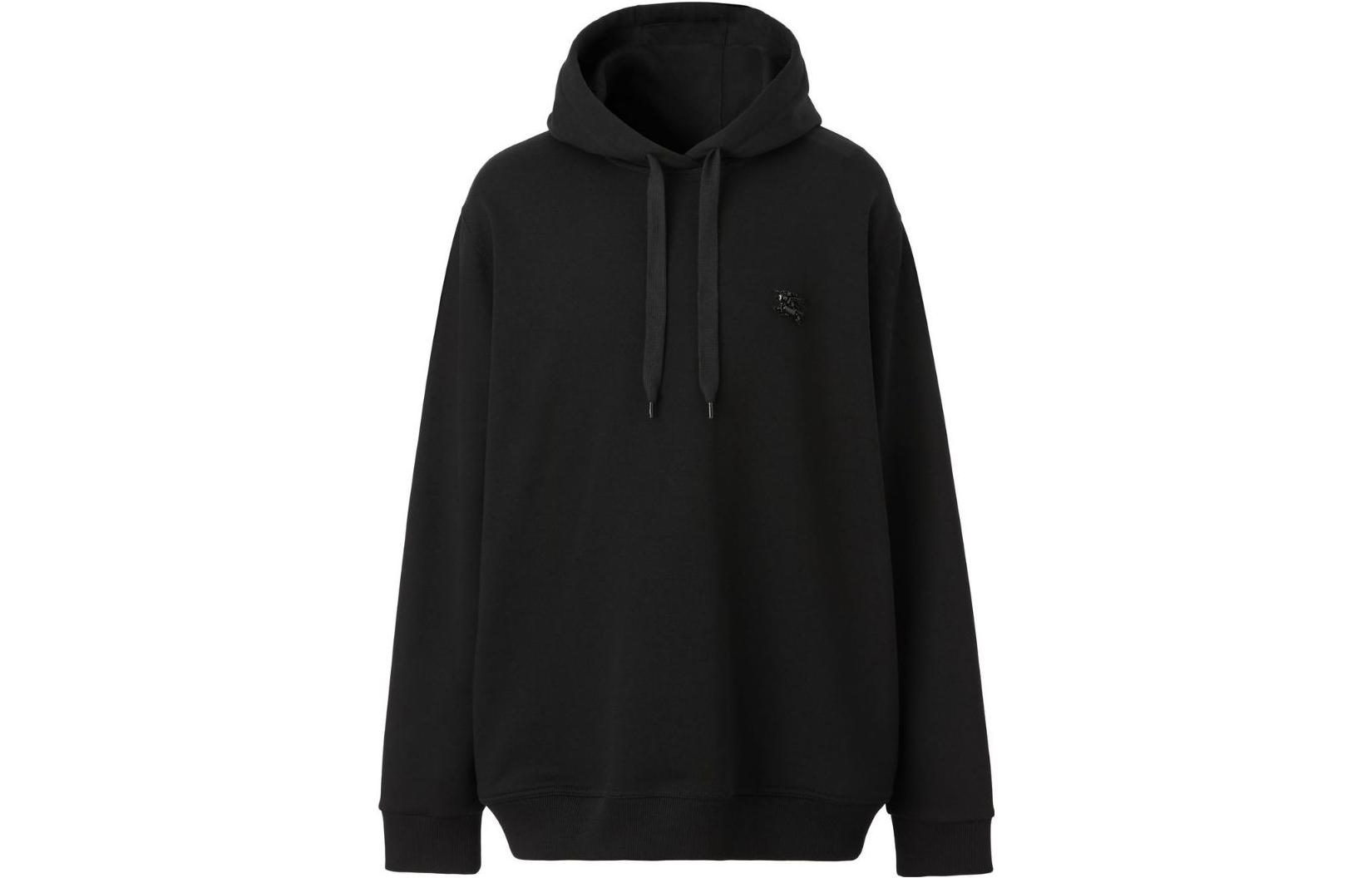 Мужское худи Burberry Crystal Hoodie (черное)