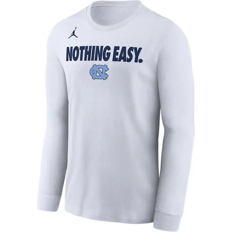 Nike Unc Jordan College Long Sleeve T Shirt