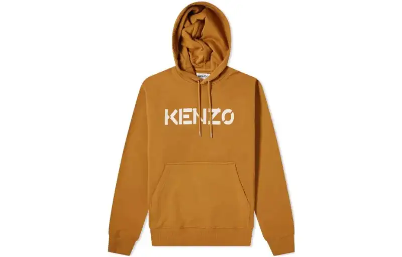 KENZO Sweatshirts Men's Brown Hooded Moderate Other