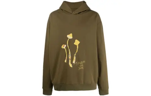 Maison Margiela Mushroom Long Sleeved Hooded Sweatshirt