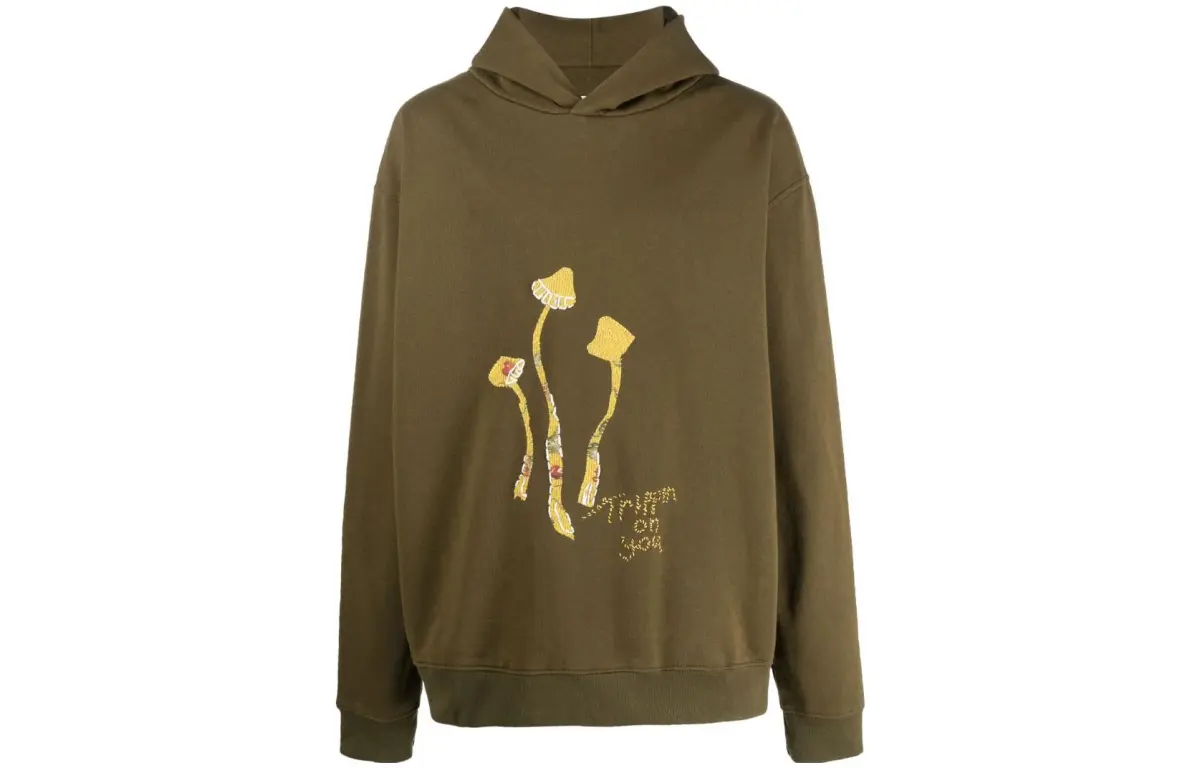 Maison Margiela Mushroom Long Sleeved Hooded Sweatshirt