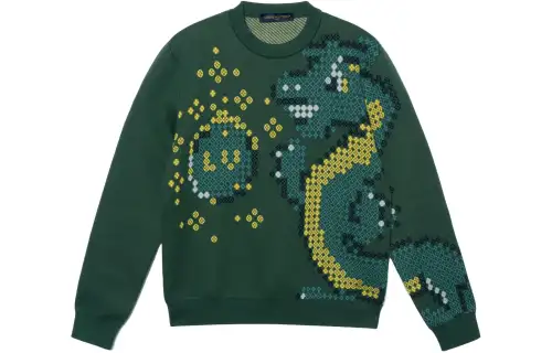 LOUIS VUITTON SS24 Sweatshirt Men's Green