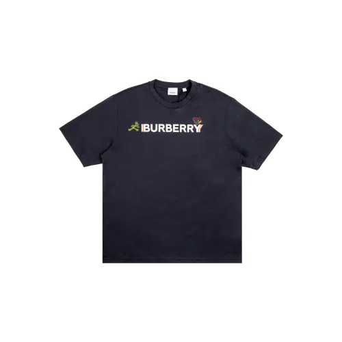 Burberry T Shirt Unisex Dark Blue